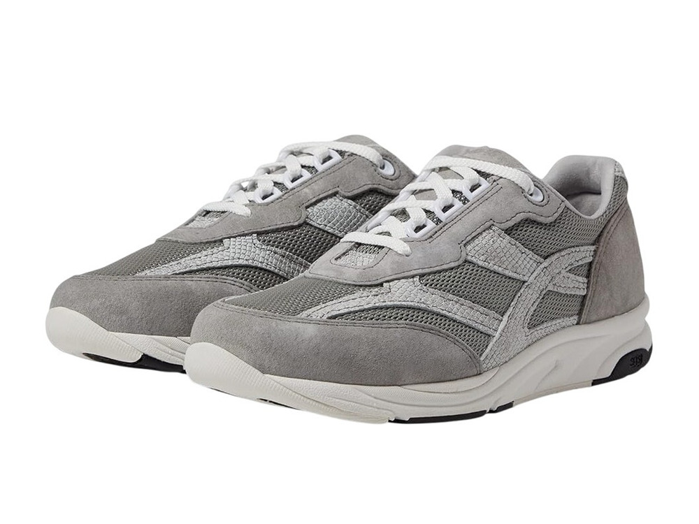 SAS Womens Tour Mesh Sneakers Size 12 M Grey White Comfort Walking NIB